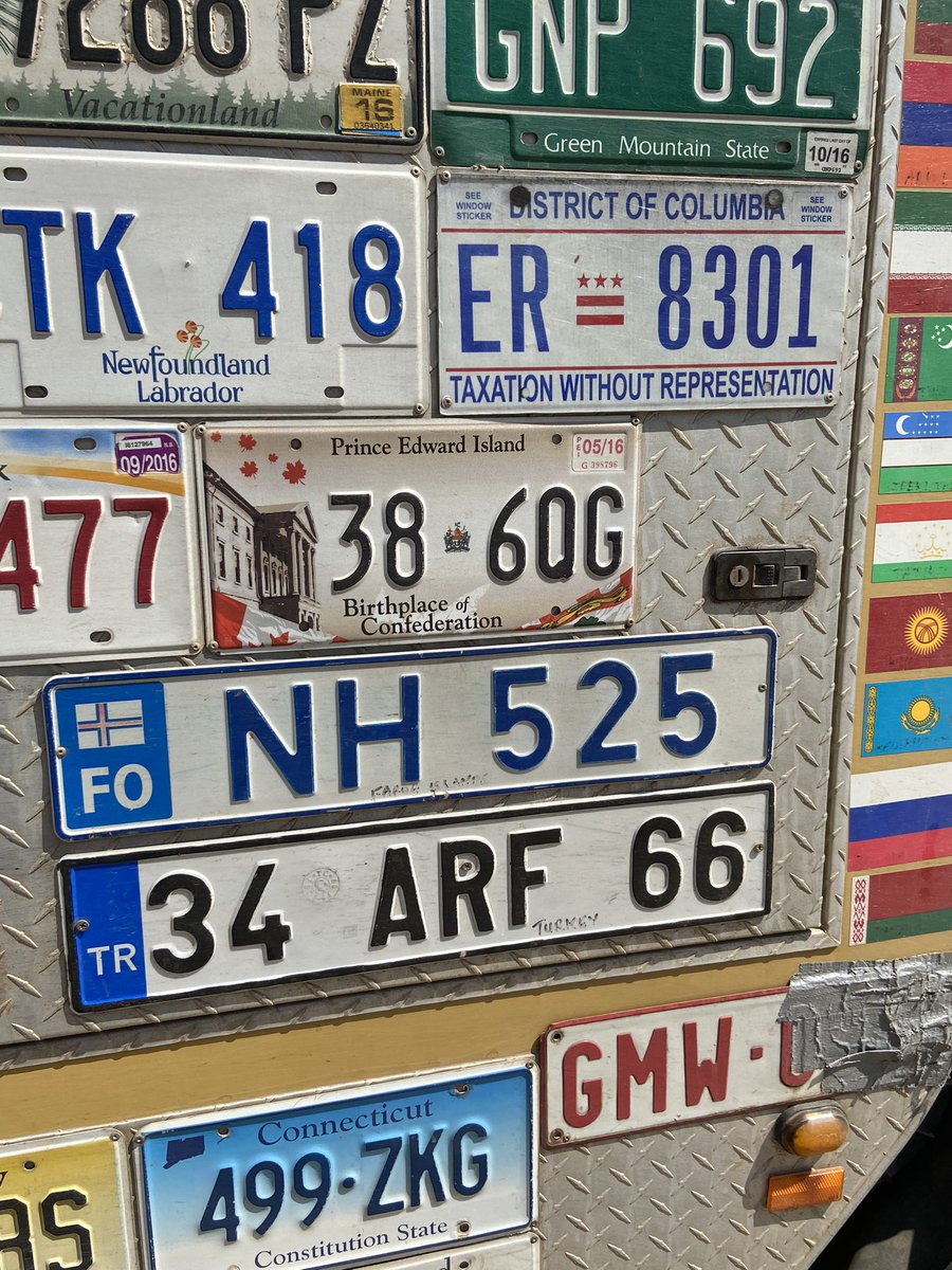 Seen at Supa Ngwao Museum @Go_Francistown Bots: World license plates. They have not yet started using @lakeside_script based on Luoscript  @KefaOmbewa @waawill for the appreciation of @Ma3Route @motoristsoffice @nrunyowa @ShokoTonderai @AnjaBotswana @walubengovich @Kerichjoseah