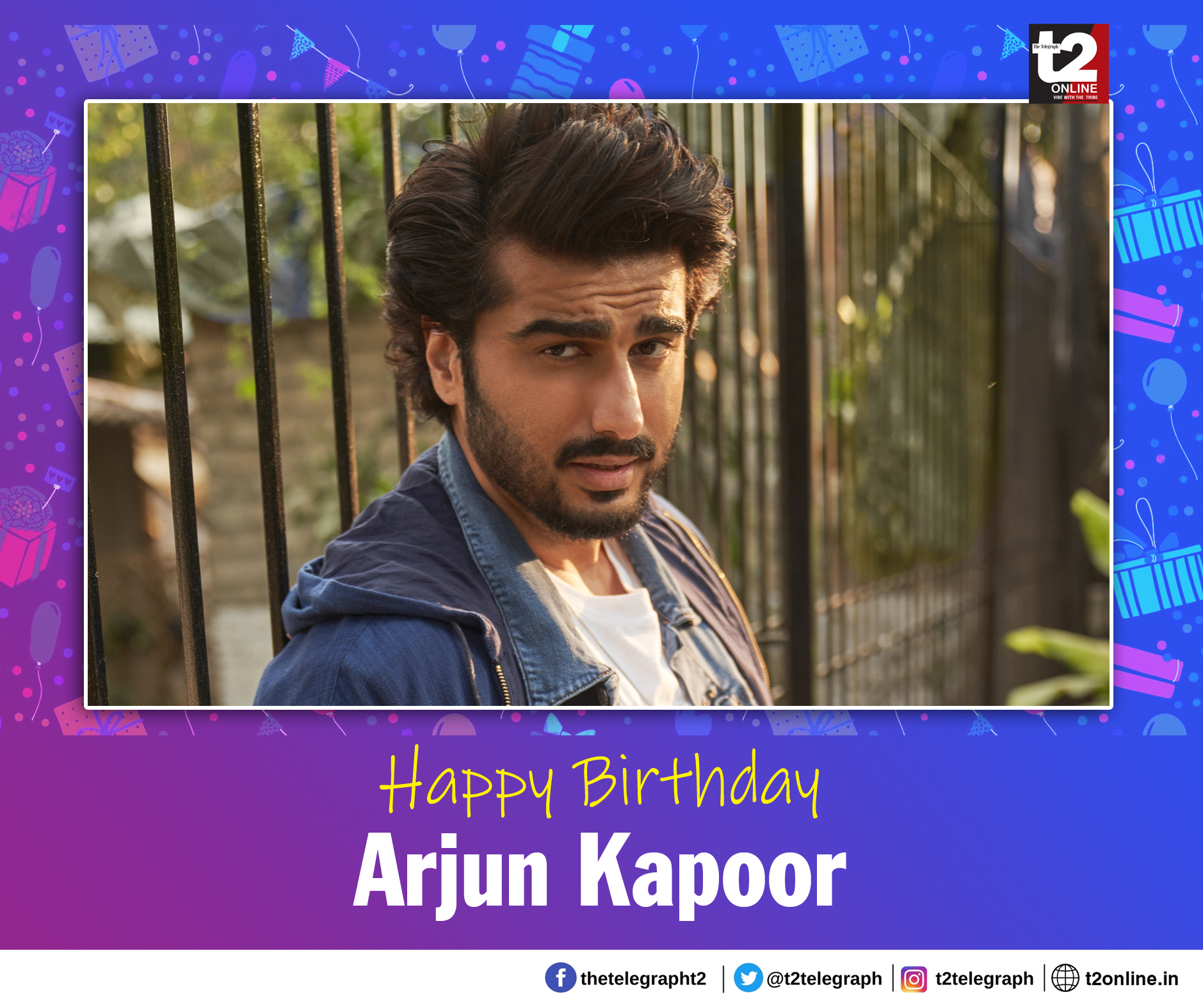 T2 wishes the fun and fab Arjun Kapoor a very happy birthday 