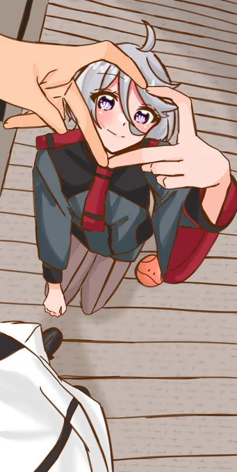 素敵なスレミオのお写真をイラストに描かせていただきました!!!!!!