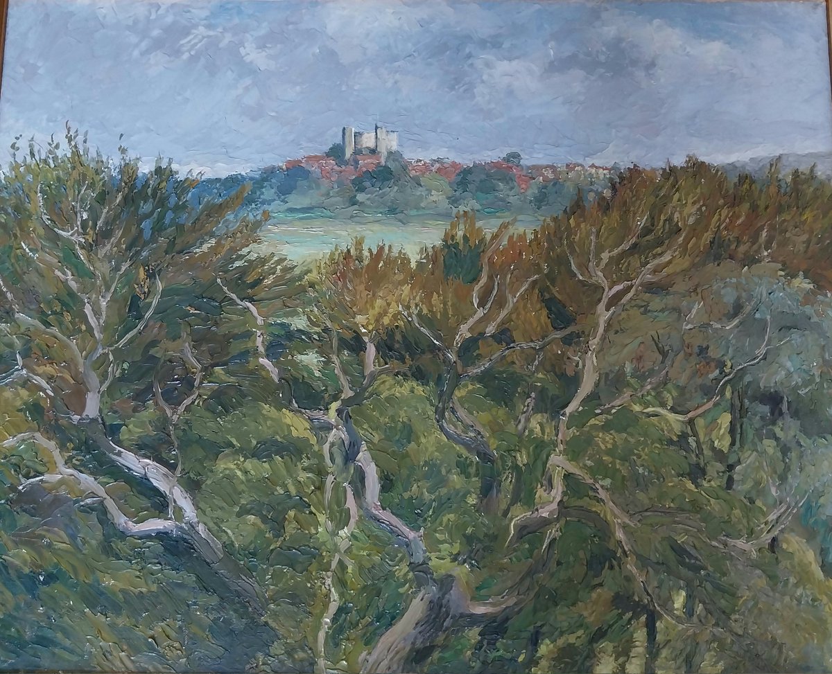 WhaiteArt's tweet photo. 'Lewes  Castle, through Trees' 1954
H.Clarence Whaite
Oil on canvas https://t.co/qK7Fh0YlXx