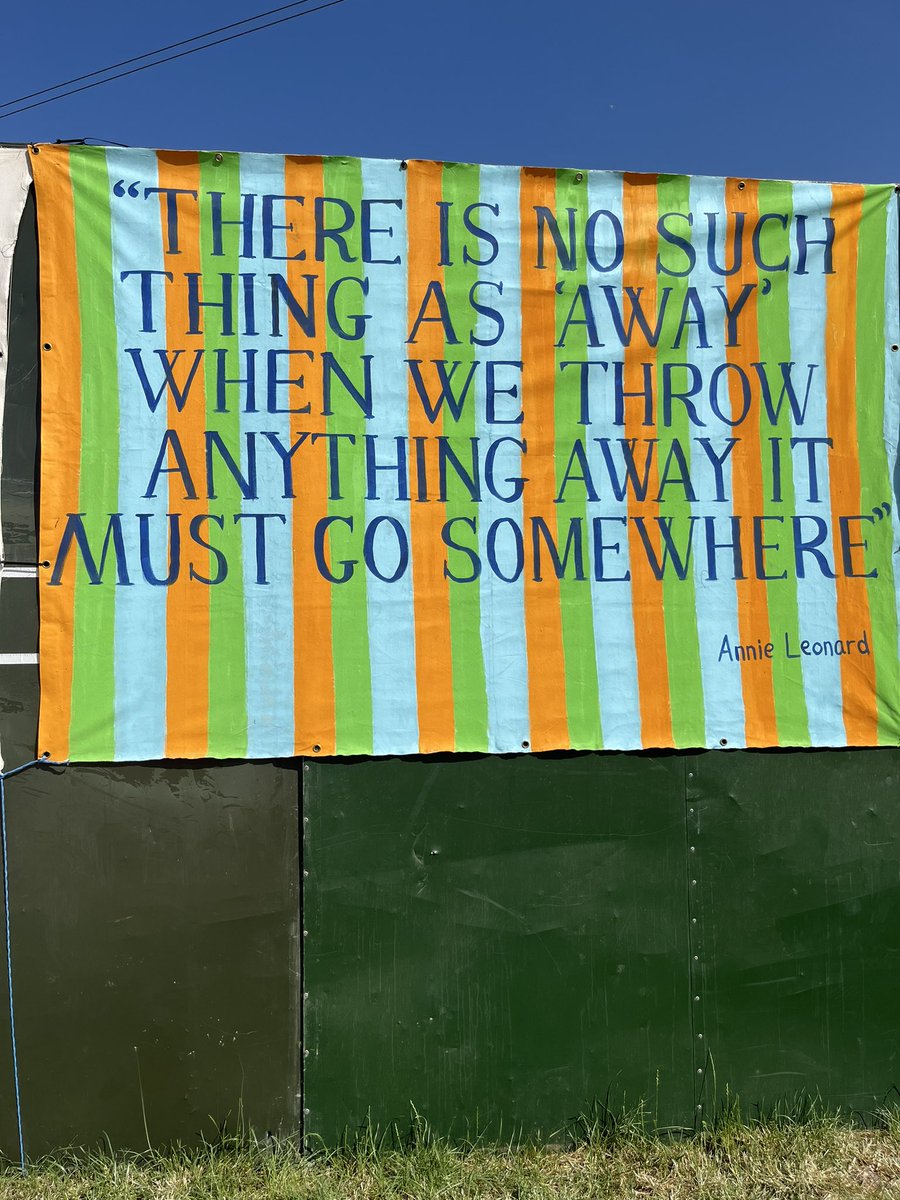 GlastoLive's tweet image. Reduce, reuse, recycle. DH