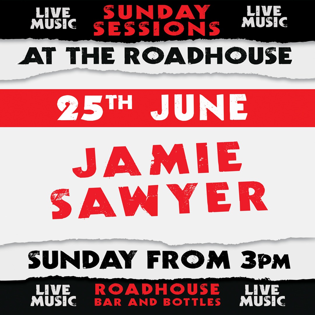 Free live music at the Roadhouse today is with Jamie Sawyer. Tell yer friends. Cheers 
@cerysmatthews #freelivemusic #rotherham #whatshappeninginrotherham @HelpRotherham