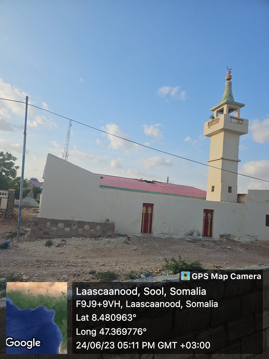 codkawb's tweet photo. The #Somaliland army has bombed places of worship, mosques, and other religious institutions in #Laascaanood. 

#Lasanod #SSCGENOCIDE #Somaliland #ATTACK #Somalia https://t.co/GCVJxw1P7S