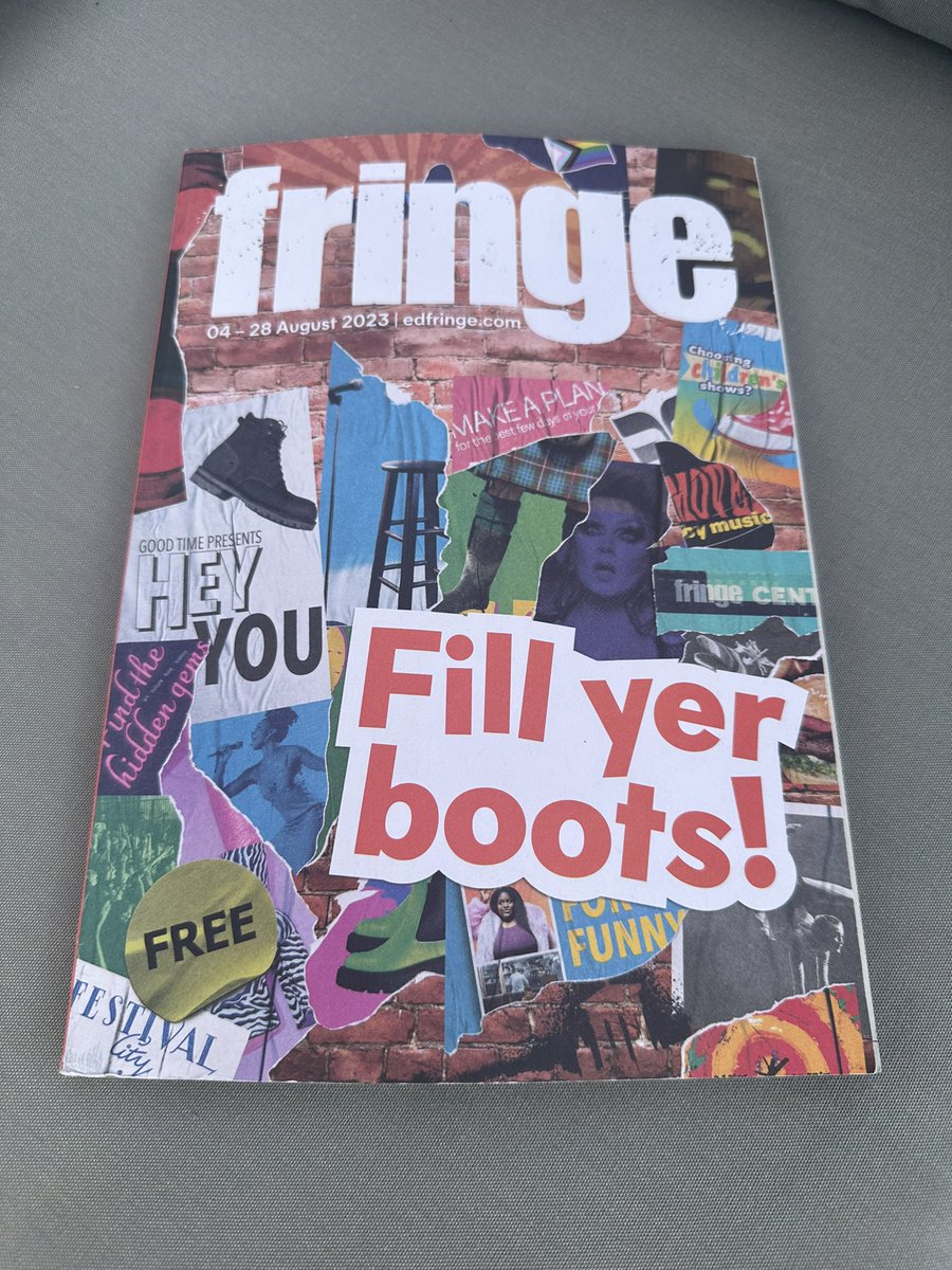 Planning ahead what to catch at this year’s #EdFringe. Decisions, decisions…