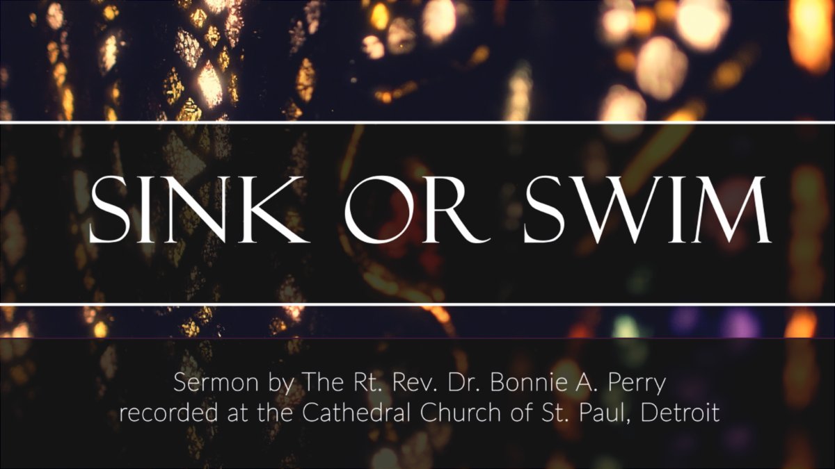 Sermon for Sunday, June 25 via this link: conta.cc/3XwatWs Sink Or Swim Psalm 69 The Rt. Rev. Dr. Bonnie A. Perry To download a transcript of the sermon, go to conta.cc/46oOV26