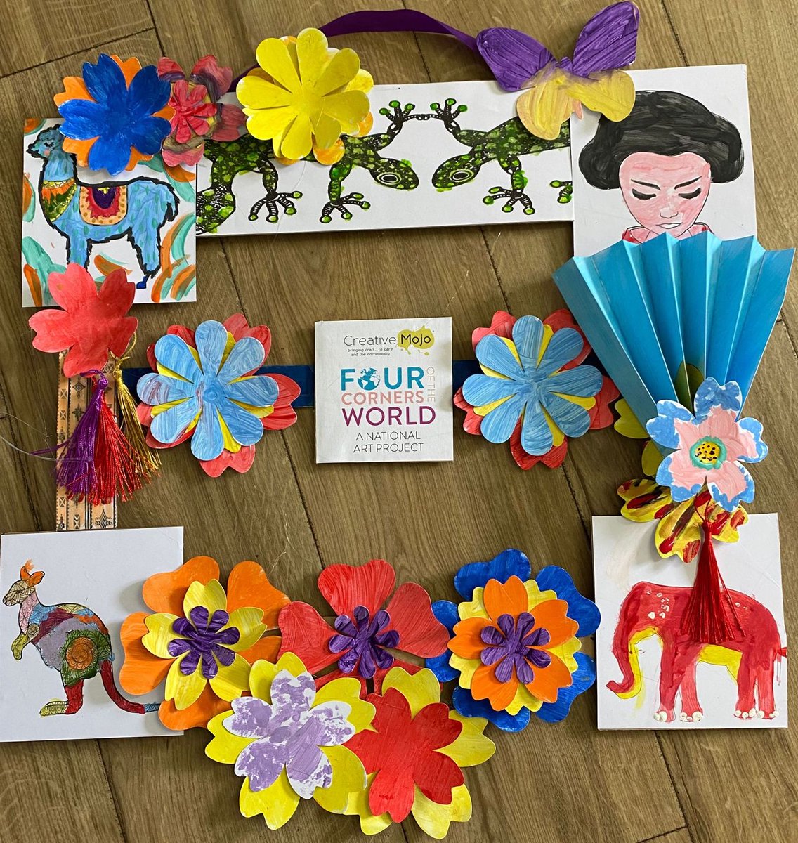 CoventryMojo's tweet photo. Would u like to take part in our @creativemojo #aich2023 art workshops for #LearningDisability homes #Coventry & #Warwickshire just DM us here. These fabulous pieces have been painted by residents & staff @FitzRoyUk #Brookview & #LeeGordonHouse #Coventry @TurningPointUK @cwmind https://t.co/j62FciVd45