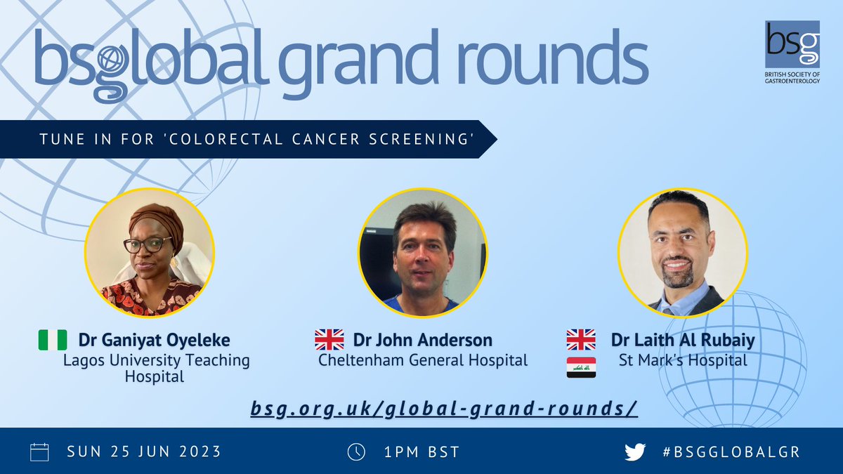 BSG (@britsocgastro) on Twitter photo The sixth episode of #BSGlobalGR is live! Brought to you by <a href="/BSGInternatnl/">BSG International</a>, this episode explores colorectal cancer screening: an international perspective <a href="/omar_elshaarawy/">Omar Elshaarawy</a>
Click the link below to watch live! π
bit.ly/3CFJA8O The sixth episode of #BSGlobalGR is live! Brought to you by <a href="/BSGInternatnl/">BSG International</a>, this episode explores colorectal cancer screening: an international perspective <a href="/omar_elshaarawy/">Omar Elshaarawy</a>
Click the link below to watch live! π
bit.ly/3CFJA8O