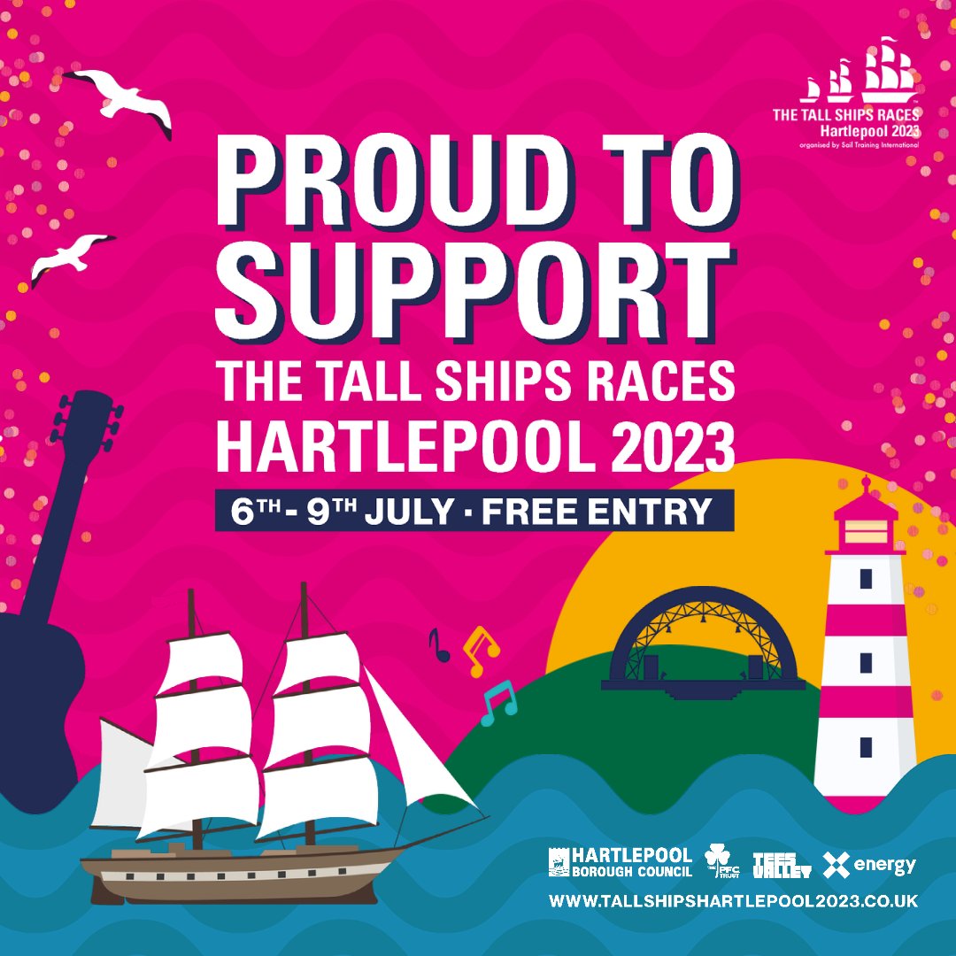 There are less than TWO weeks until The Tall Ships Races! ⛵ For the event, we have supported a group of creatives from Tees Valley to create short films showcasing the Tall Ships races, Hartlepool and what it means to them. We can’t wait to share their work at @TallShipsHpool!