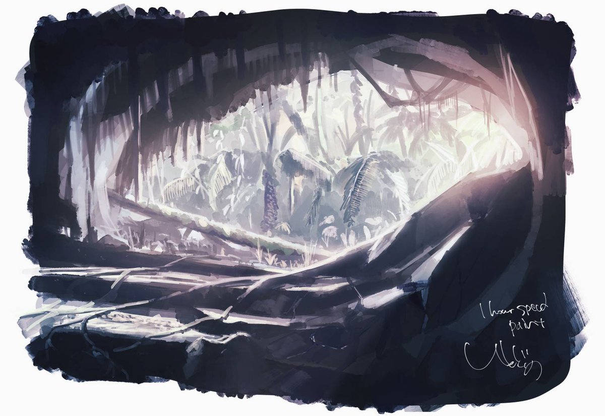 no humans scenery tree nature cave forest signature  illustration images