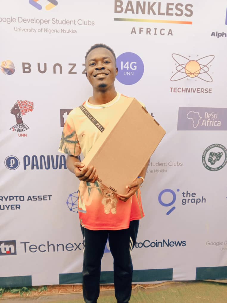 GRACE FOUND ME.
AM SO EXCITED TO  SHARE THAT I WON A BRAND NEW LAPTOP @ BLOCKCHAIN UNN CONFERENCE YESTERDAY.
Thank you God
Thank you BlockchainUNN
AM GRATEFUL 🙏🏻
#BandB
#BlockchainAndBeyond 
#BlockchainAndBeyond2023 
#BlockchainUNN 
#BlockchainUNNdevs 
#frontendwebdeveloper