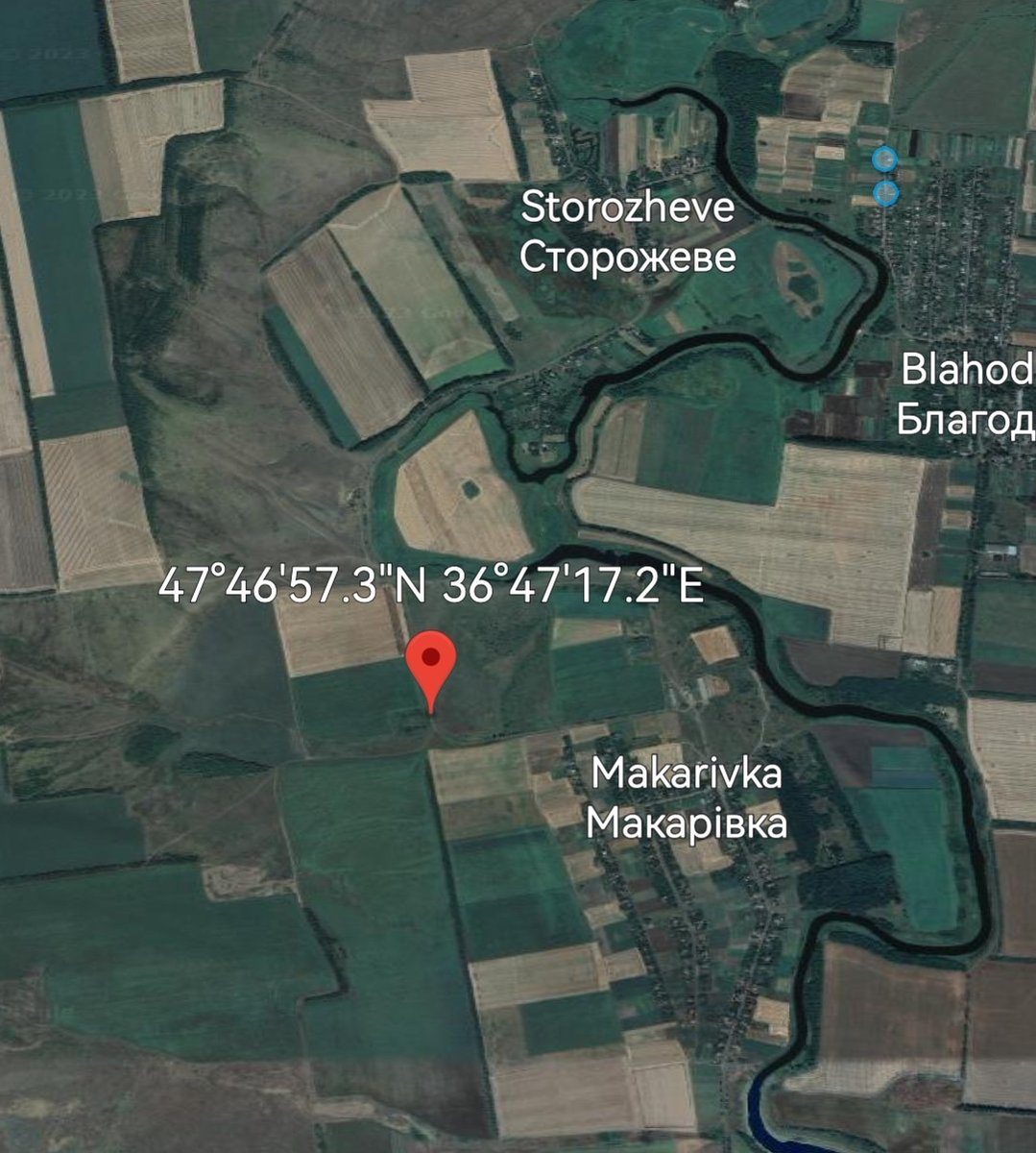Storozheve ➡️  Makarovka

Coordinates

47.782580, 36.788110