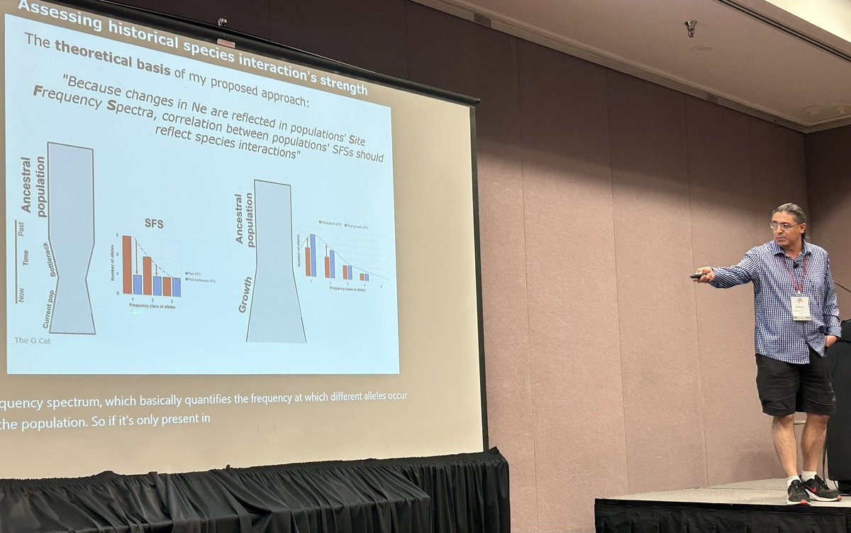 Brilliant talk by <a href="/AlvaradoS_Lab/">Alvarado-Serrano Lab</a> exploring the use of SFS concordance to  study species interactions over large temporal scales