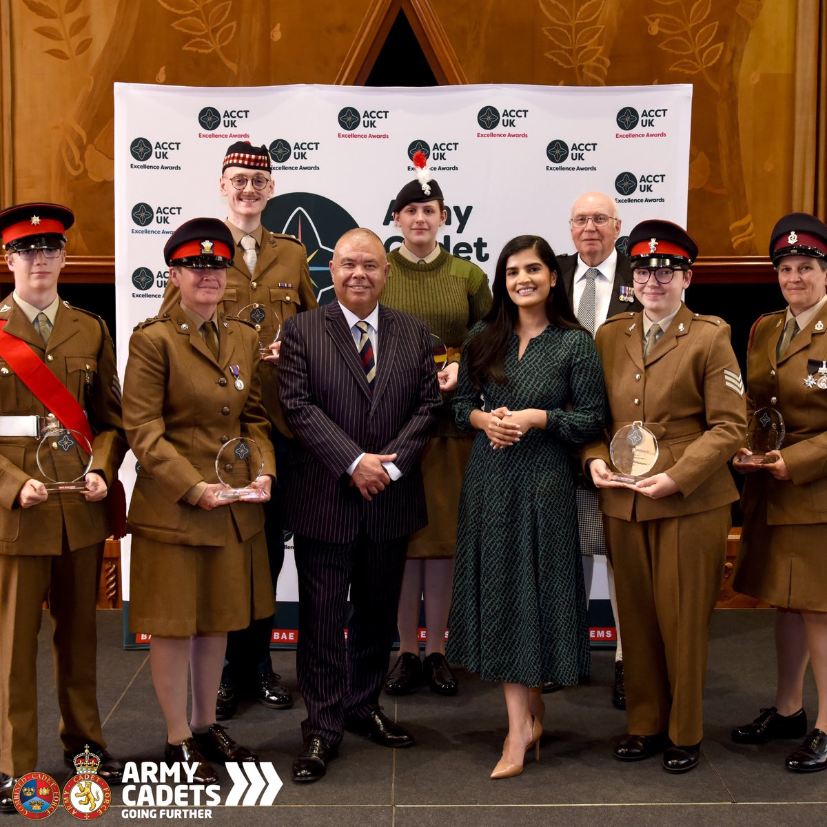 ArmyCadetsUK's tweet photo. @AcctUk held their Excellence Awards just over a week ago and what a celebration it was! The Awards are aimed at promoting and supporting non-military programmes offered by the Army Cadets. Read more about it here: https://t.co/wMfa6jBS5f
#armycadetsuk #acctukexcellence #acctnow https://t.co/zGfgI1KBtc