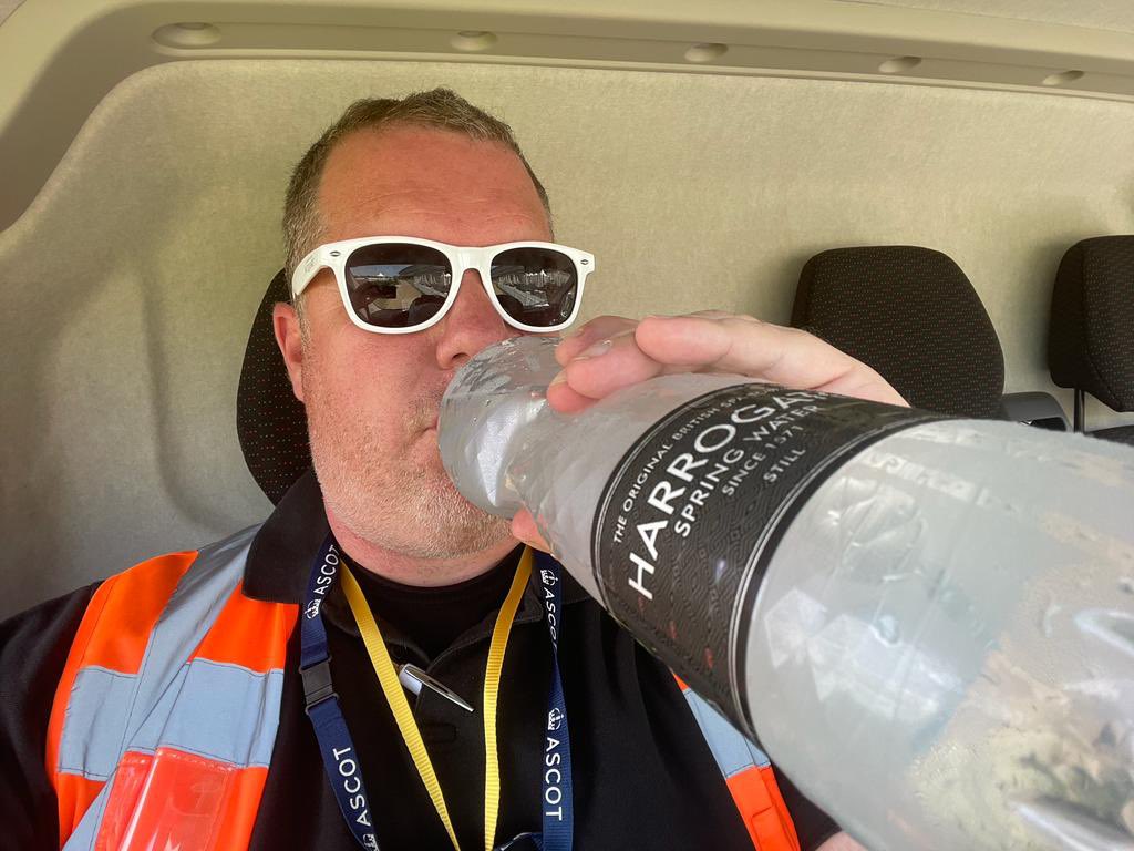 The hard graft continues today @Ascot #RoyalAscot2023 #StrongUnit #RampDown #Keephydrated 👏👏👏