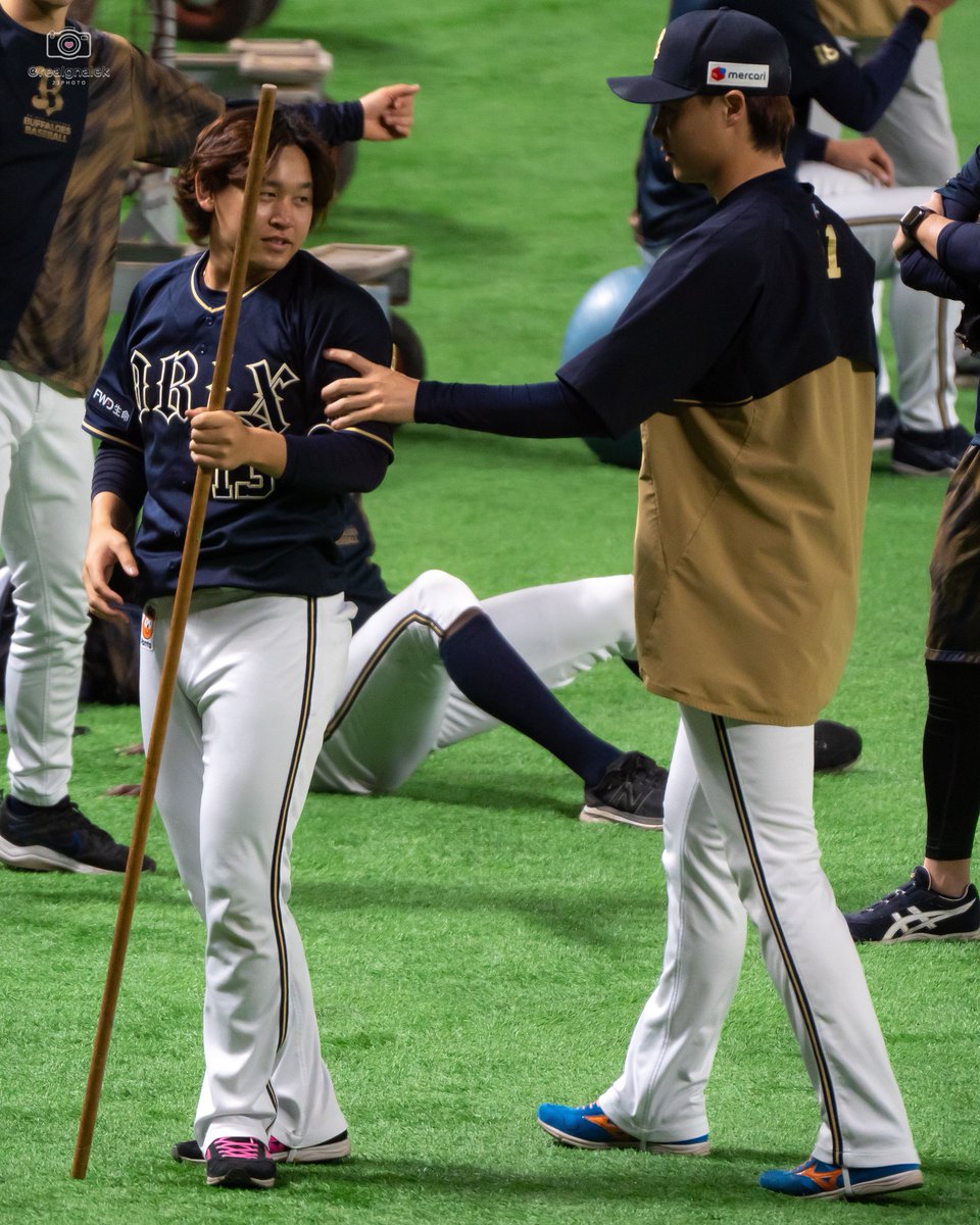 相変わらず仲良しですね
#宮城大弥 #山﨑福也