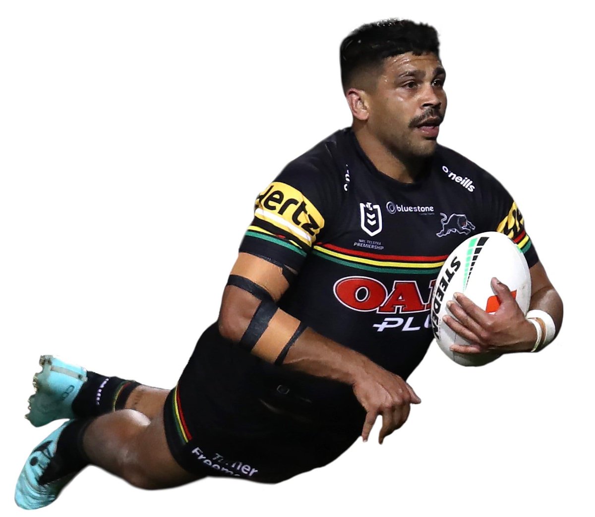 Air Peachey ✈️ 🐆 🏉 

#BadlyDrawnRugbyLeague
#NRL
#RugbyLeague
#TyronePeachey
#PenrithPanthers