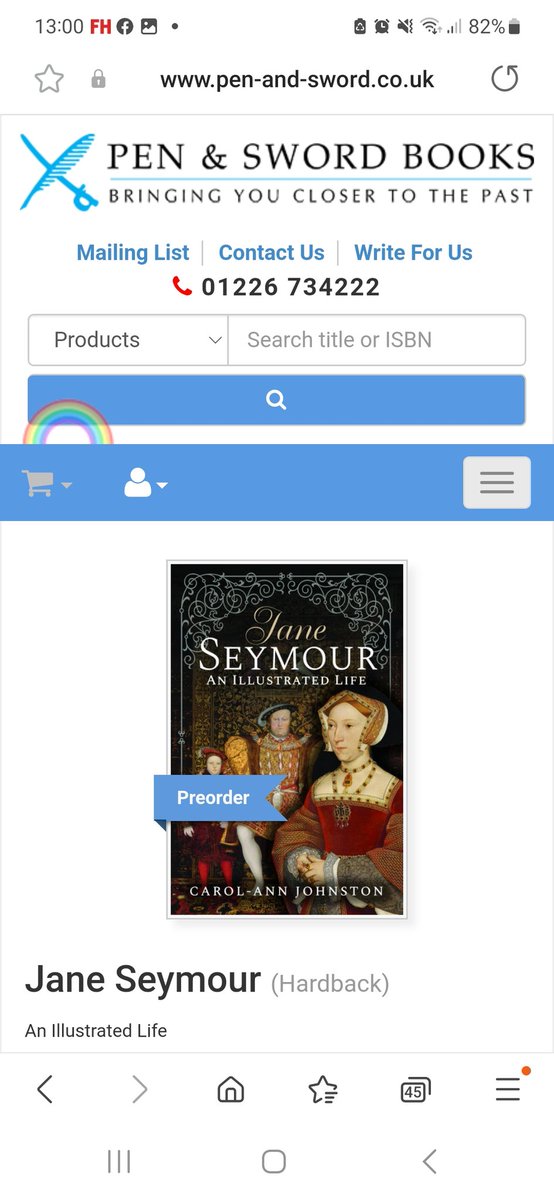 Just found on @penswordbooks, still both weird and super exciting to see 😃 2 months to go!!!!! #janeseymour #queenjaneseymour #Tudor #tudorhistory #sixwives #bookalert #newbookalert #notlongnow