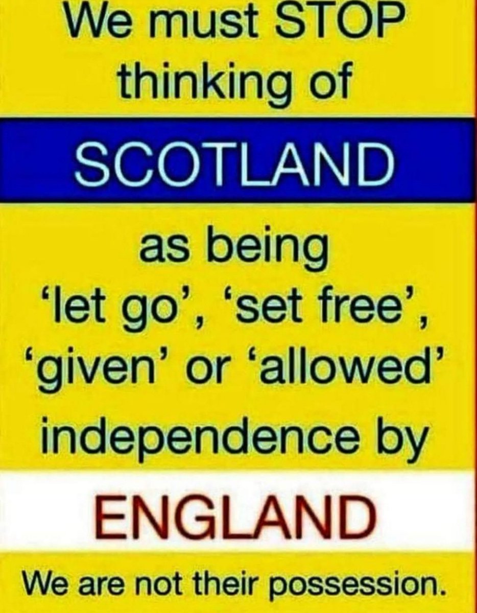 @Elemjay1 It's long, long overdue for Scottish Independence 🏴󠁧󠁢󠁳󠁣󠁴󠁿🇪🇺🏴󠁧󠁢󠁳󠁣󠁴󠁿