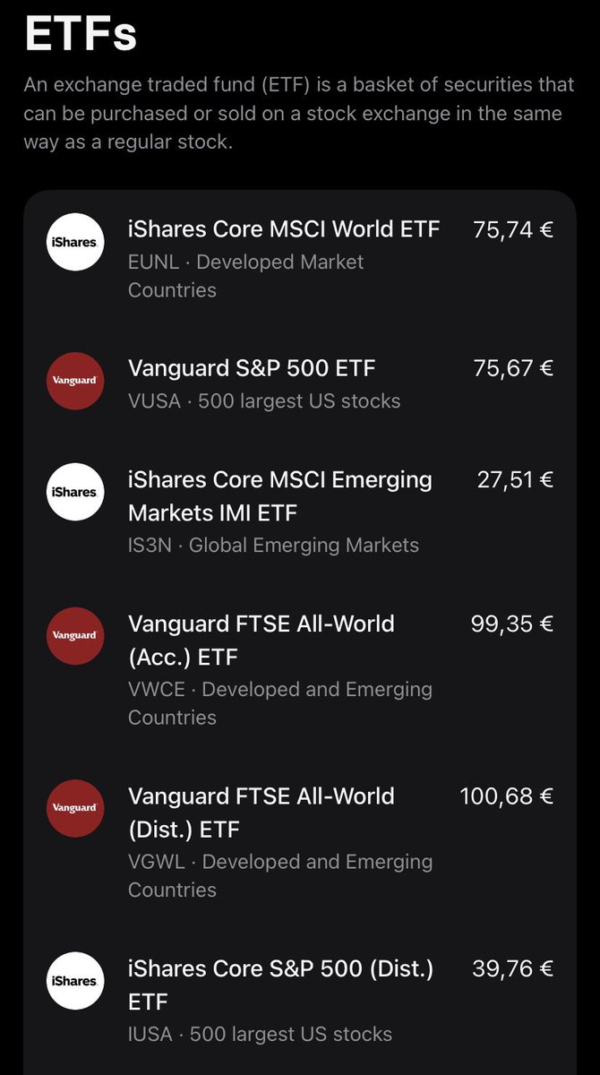 #Revolut acaba de sacar #ETF’s desde su app 👌🏻