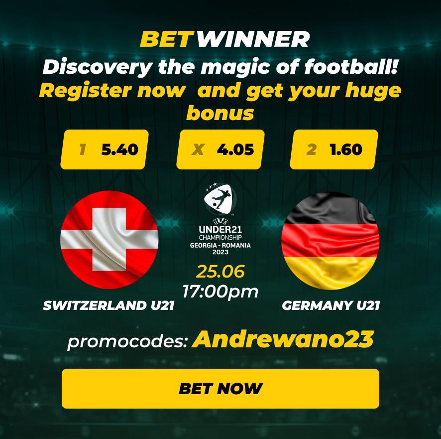 5+ odds on Betwinner 💰 💴 

Code 👉 USJRE

Register here: gat.ink/sbN8yj
Use the promocode👉 Andrewano23 and get an additional bonus up to💰₦130,000 for sports bets and up to💰₦169,000 for casino bets.