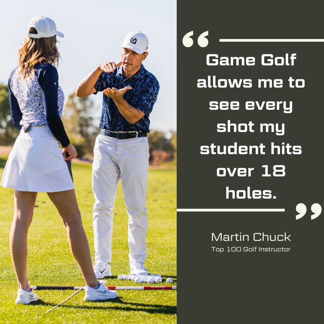 “As a teacher, it’s incredibly valuable to go beyond just seeing a student’s technique and have GameGolf’s data tracking help me find where my students have gaps in their abilities." -Top 100 Instructor Martin Chuck.

#golflife #golf #GameGolf #golfing #golfer