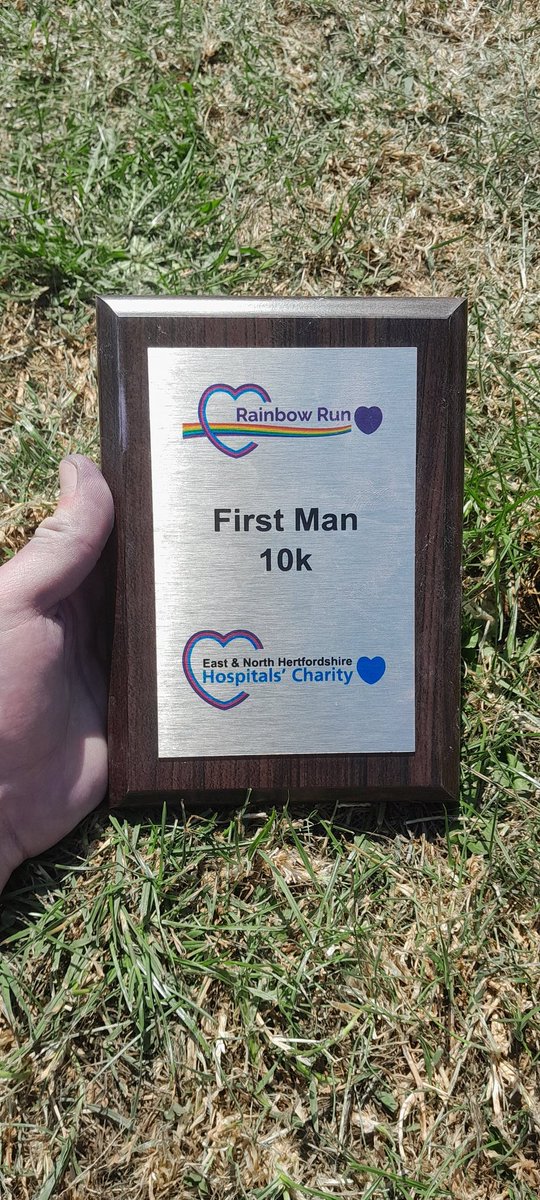 Had a great time doing the #RainbowRun for <a href="/enherts/">East and North Hertfordshire Teaching NHS Trust</a> this morning, and very proud to be the 'First Man' for the 10K 🏃‍♂️🏳️‍🌈

Thanks to everyone in the <a href="/ENHHCharity/">East and North Hertfordshire Hospitals' Charity</a> for organising this fantastic event 💙😃