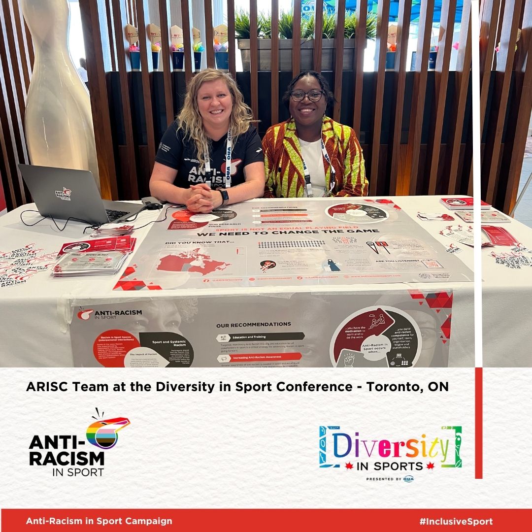 Had an amazing time attending day 1 of the Diversity in Sport Conference! Thank you to @ouasport for inviting the ARISC team. We're thrilled to connect with sport stakeholders from across Canada. #DiversityInSport #SportConference #ARISC