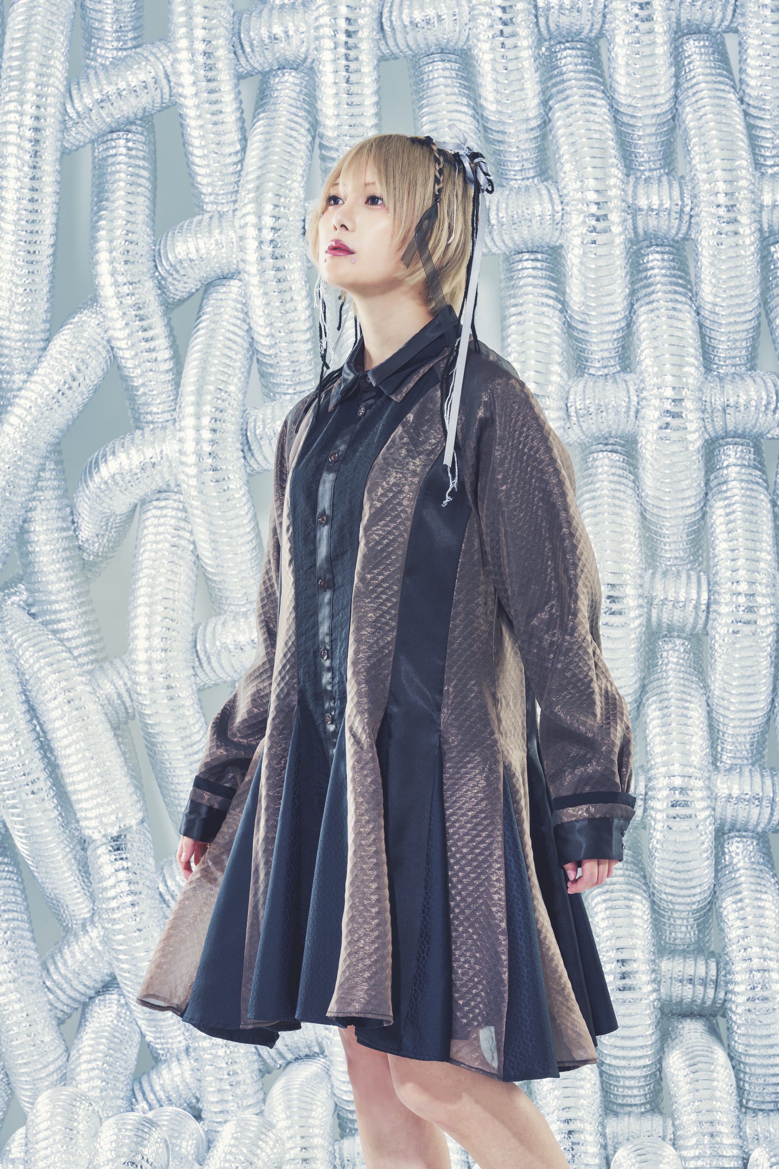 【おまけ付】 幾星霜のロングシャツBlack トップス