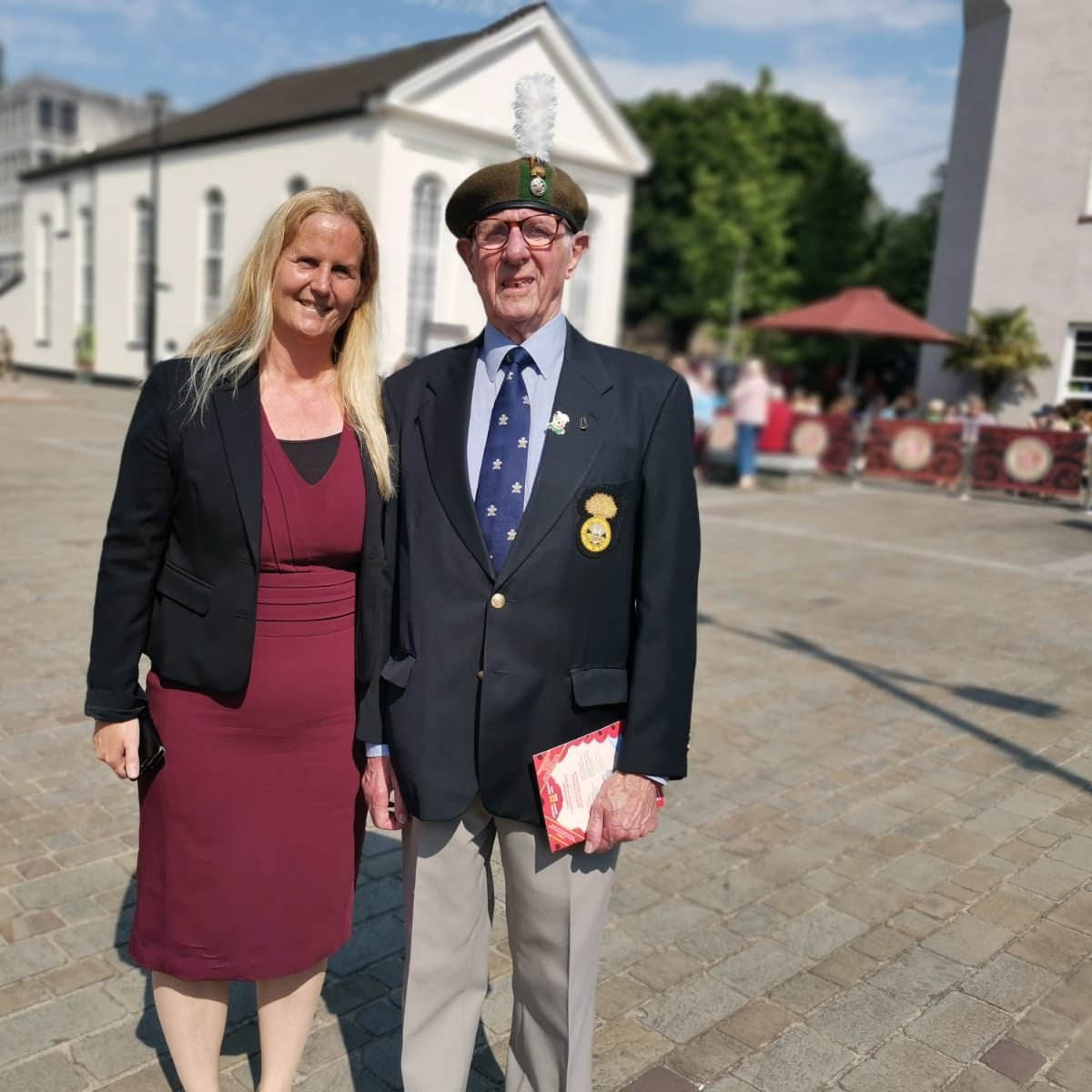 Today we celebrated the 100th anniversary of the Aberdare Cenotaph.

The cenotaph was unveiled in 1923 in memory of the hundreds of local men who died in the First World War, and now also commemorates those who have died in conflicts since.