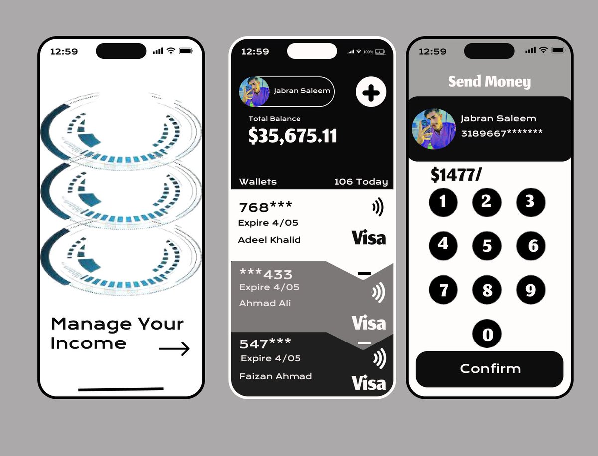 GibranSale63131's tweet image. Introducing our latest UI/UX project—a game-changing money transfer app that brings simplicity, security, and convenience to your financial transactions!
#ui #userinterface #happydesigner #moneytransfer #uidesignchallenge #uidesigner #uidesign #uitrends #uidesignpatterns
