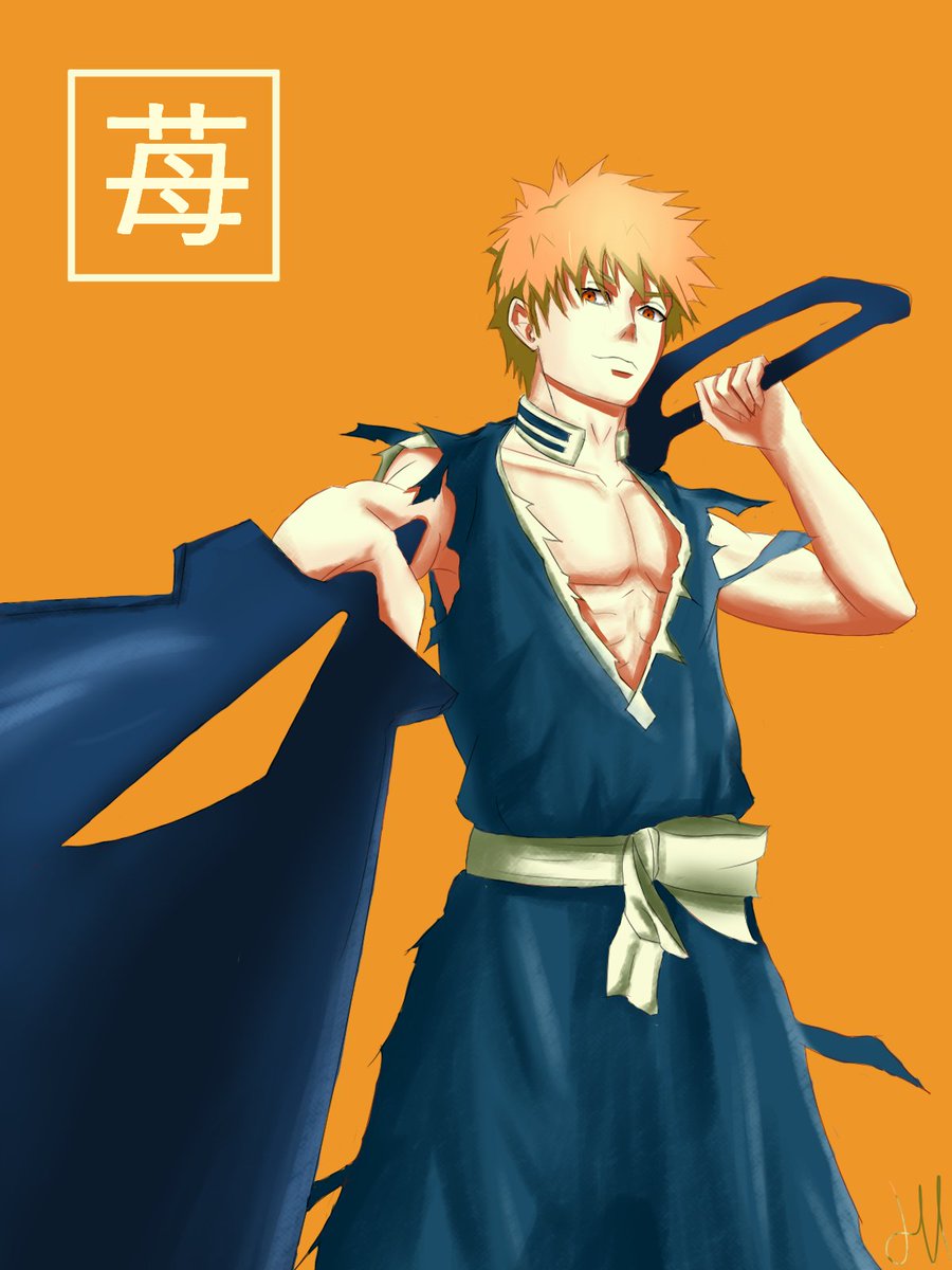 🟠ICHIGO🟠
Pose with new swords, and get ready to beat Yhwach out
.
. 
. 
. 
. 
#bleach #BLEACHグッズ情報 #bleachanime #ichigo #ichigokurosaki #ブリーチ #digitalart #begginerartist #illustration #illustrator #fanart #art #イラスト #アニメ #漫画 #イラストグラ