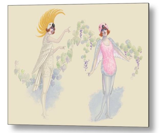 Pastel Disguise - 1920s dancers in fantasy bird costumes. The image is on many items in my shop:
fineartamerica.com/featured/paste…
#MoonWoodsShop #findyourthing #AYearForArt #ArtMatters #dancing #1920s #prints #homedecor #gifts #shopsmall #artshare #rtArtBoost