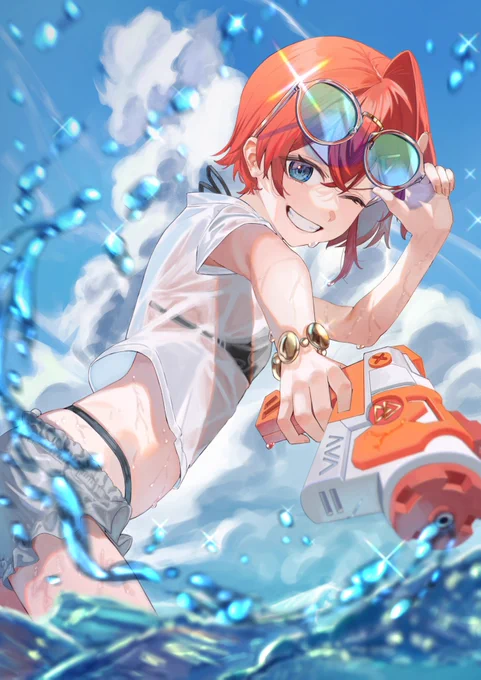 #絵ンジュ  夏だね