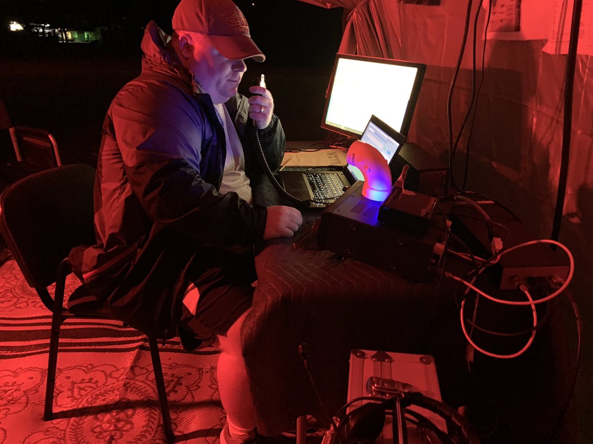 MorrisRadioClub's tweet photo. Working through the early morning our ops are making contacts. #ARRLFD https://t.co/YcWdr1wVdF