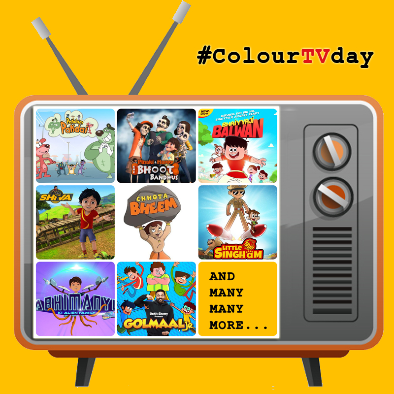 Braggingwrites_'s tweet photo. As we celebrate Colour TV Day, we are proud to say that over 30 shows written by us are airing colorfully and successfully on every major children's network in India.
#television  #ColorTVDay #BraggingWrites #ChildrensAnimation #ChildrensShow https://t.co/l3EoOjkKhK