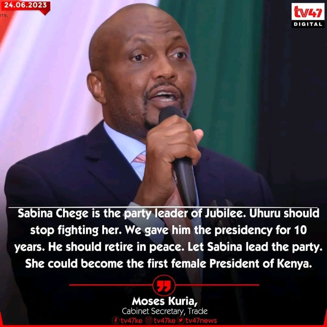 Here is the Truth from Waziri Moses kuria.