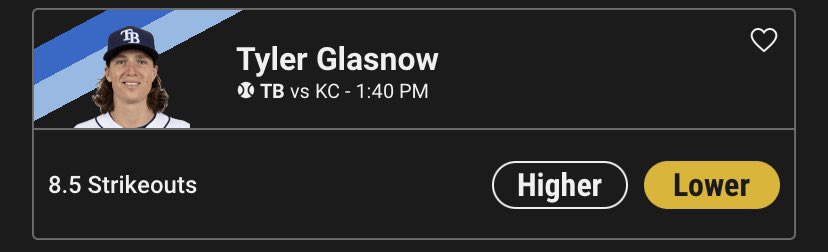 Another late night free Underdog pick for tomorrow‼️Tyler Glasnow under 8.5 pitcher strikeouts. Like if you’re tailing! #PrizePicks #underdogpicks #NBA   #MLB #NHL #WNBA   #NFL #sportsbettingtwitter #GamblingTwitter