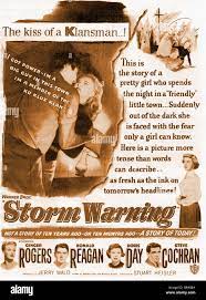 TCMComingUp's tweet photo. #ComingUpOnTCM
STORM WARNING (1951) #GingerRogers #RonaldReagan #DorisDay #SteveCochran
Dir.: #StuartHeisler 7:00 AM PT
A woman on vacation discovers that her brother-in-law is a murderous Klansman.
1h 33m | Film Noir | TV-14
#TCM #SaveTCM #NoirAlley https://t.co/s8QGxKu5Km