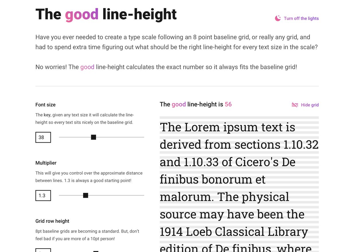 Nick Babich On Twitter The Good Line height N N This Tool Calculates 
