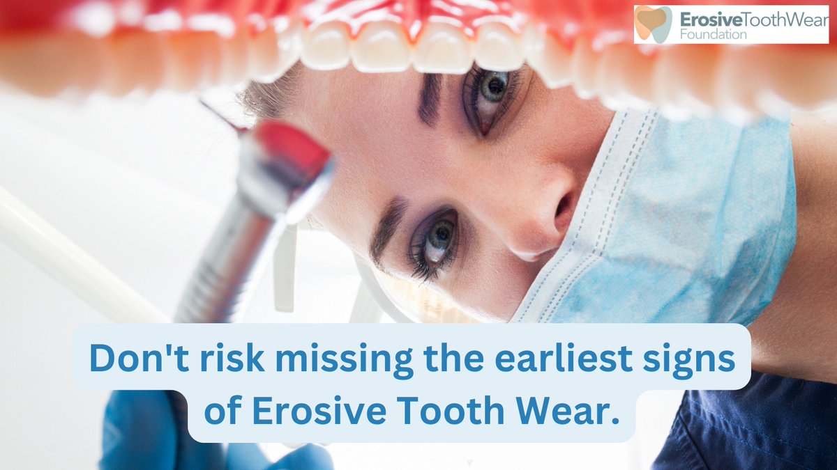 etwf2019's tweet photo. Dental Professionals 🦷👋 If you fail to spot the signs of Erosive Tooth Wear, your practice could be held liable. Using the BEWE enables you to screen for, record & monitor the condition. ➡️ https://t.co/qOt7YUPjot
#toothwear #dentistry #dental #tootherosion https://t.co/HLPPcjnGqI