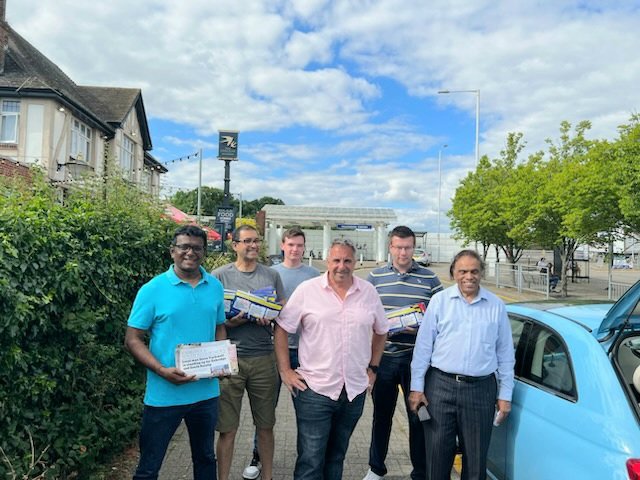 UK  BY-ELECTION July 23
Supporting and canvassing for Steve Tuckwell (photo: front middle)our Conservative candidate for Uxbridge and South Ruislip constituency, (ex MP Boris Johnson) 😊