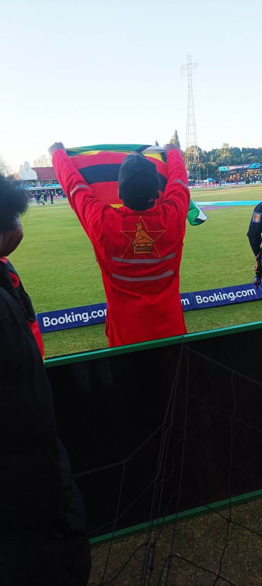 Witnessed one of the Greatest Wins by the Chevrons on Zimbabwean Soil at Harare Sports Club. #ZIMvWI #CWCQualifier #CWCQ #castlecorner
