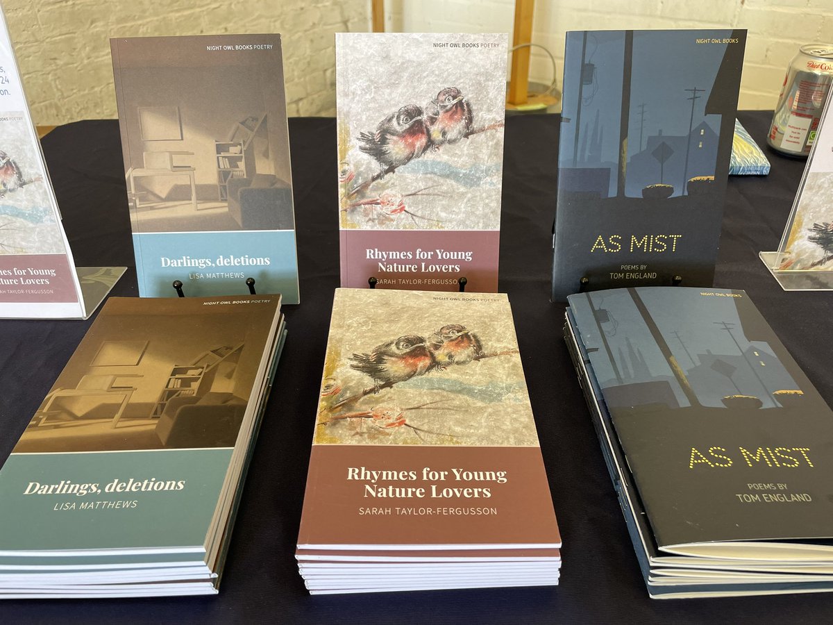Night Owl Books (@nightowlbook5) on Twitter photo 👀 NEW #poetry by <a href="/SarahTFergusson/">Sarah Taylor-Fergusson</a> and @Poetech3
📚 Available today at Macclesfield’s <a href="/treaclemarket/">Treacle Market</a>
🌞 It’s nice and cool inside the Butter Market - come and find us!
#Macclesfield #treaclemarket #cheshire #madeinmacclesfield 👀 NEW #poetry by <a href="/SarahTFergusson/">Sarah Taylor-Fergusson</a> and @Poetech3
📚 Available today at Macclesfield’s <a href="/treaclemarket/">Treacle Market</a>
🌞 It’s nice and cool inside the Butter Market - come and find us!
#Macclesfield #treaclemarket #cheshire #madeinmacclesfield