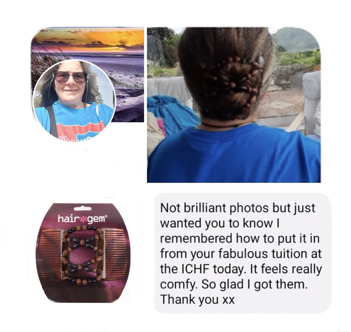😍  Love this message received via FB after this lady bought some of my HairGems at the #CreativeCraftFair #NECBirmingham yesterday!   🤗🙏🏻

HairgemShop.etsy.com 

#UKGiftHour #UKGiftAM