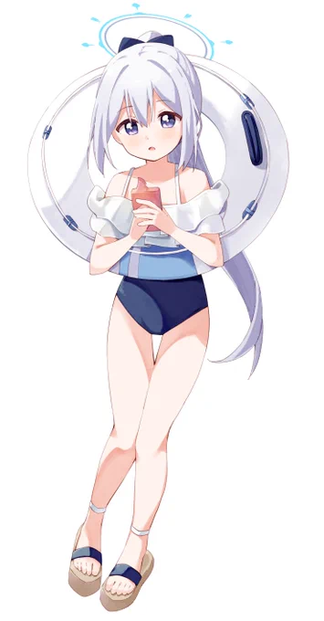 水着ミヤコ。#ブルアカ