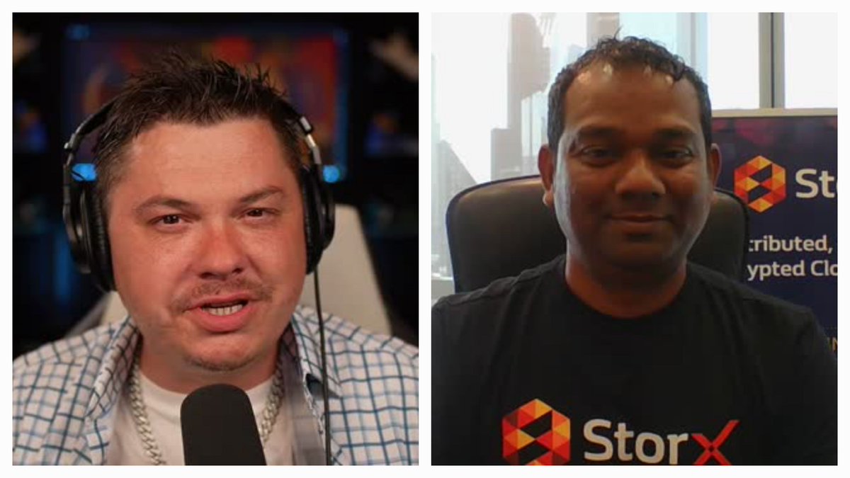 Joshuwa's tweet photo. New #ChainLeakPodcast Monday!
We just wrapped up our show. π¬
"Decentralized Cloud Storage"
With special guest Murphy John
Presented by @StorXNetwork
#XDCnetwork $XDC #XDC
#Decentralized #CloudStorage
#StorXNetwork $SRX #SRX #StorXNet
#StorXPartner https://t.co/OVigZFU4SB https://t.co/ogsU8AQwwB