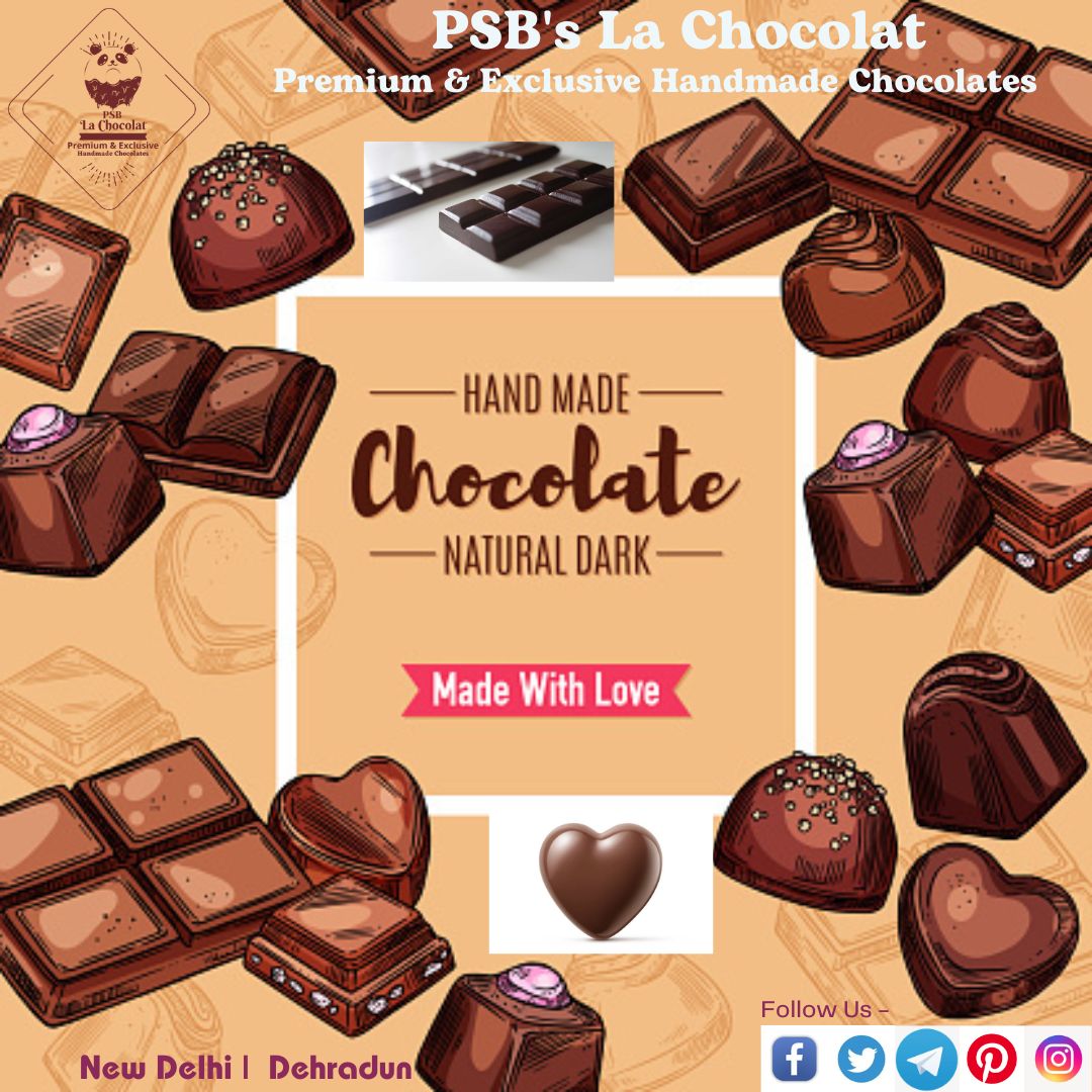 #natural #dark #handmade #chocolate 

#heart shaped
#bar shaped 

#psblachocolat #premium #exclusive #delhi #dehradun #eatfresh #eatpure #buylocal #productofbharat