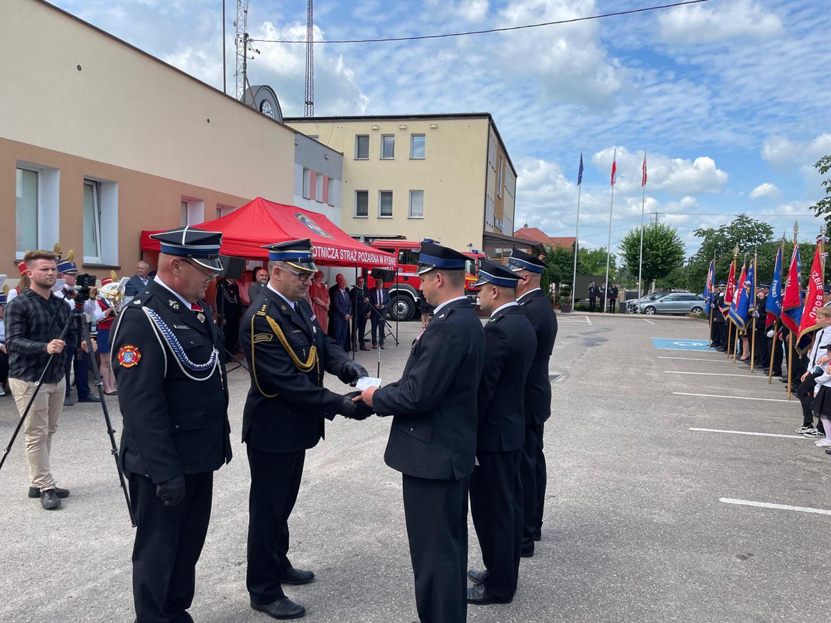 TomOstrowski998's tweet photo. Sobota 24 czerwca to dzień jubileuszy w Ochotniczych Strażach Pożarnych! OSP Rybno w powiecie działdowskim świętowało 95-lecie istnienia, a OSP Zajączkowo w powiecie nowomiejskim 110-lecie! Serdeczne gratulacje! https://t.co/I0SPWzpE1i