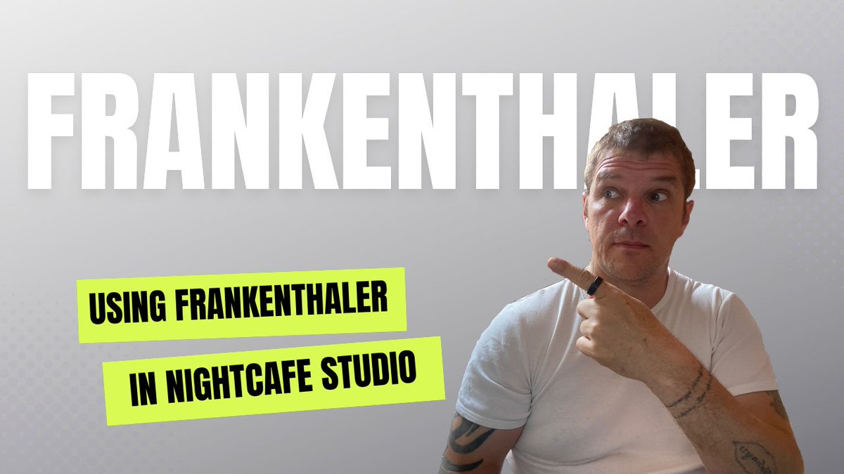 MachatterAi's tweet photo. https://t.co/B2LXws38qk

In this video, we're going to learn about the artistic style used by Helen Frankenthaler using Nightcafe Studio! This Video will teach you about the artistic style, how to use it, and how to create beautiful artwork using only Frankenthaler Styles! https://t.co/Lmy51LtJpf