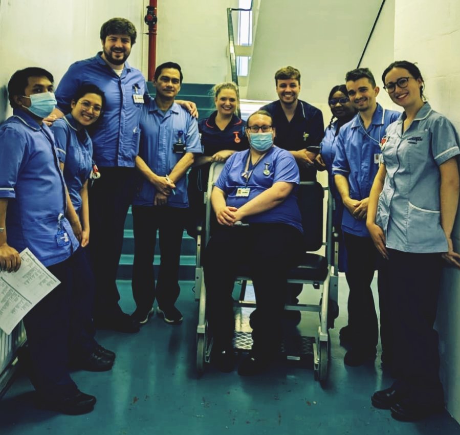 UHS_E3's tweet photo. Yesterday we said goodbye to Lauren who is off to Frimley as a Clinical Educator. Thank you Lauren for all your hard work over the years, you will be missed! #developingourteam #flyingthenest https://t.co/7ikT43IAra